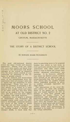 Moors School at old district no. 2, Groton, Massachusetts