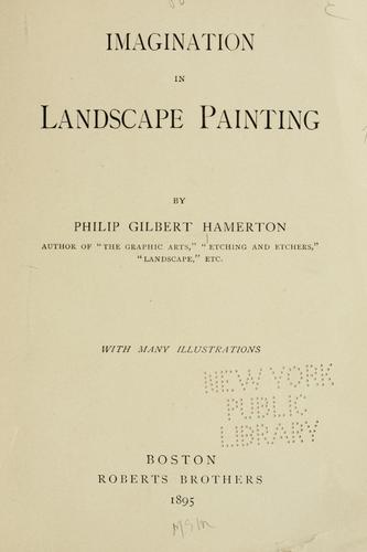 Imagination in landscape painting