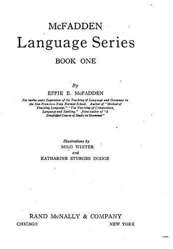 McFadden language series ..
