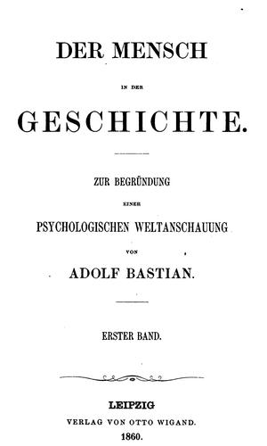 Der Mensch in der Geschichte