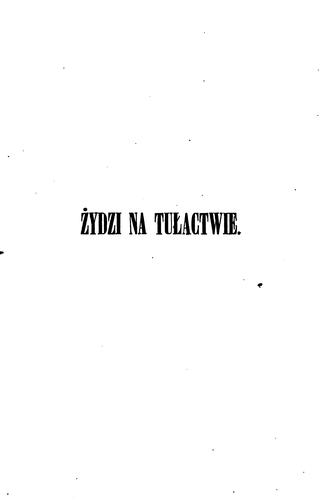 Żydzi na tułactwie