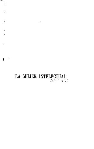 La mujer intelectual
