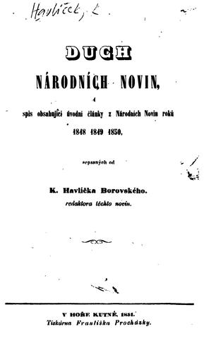 Duch Národních novin