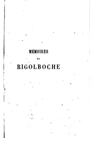 Mémoires de Rigolboche