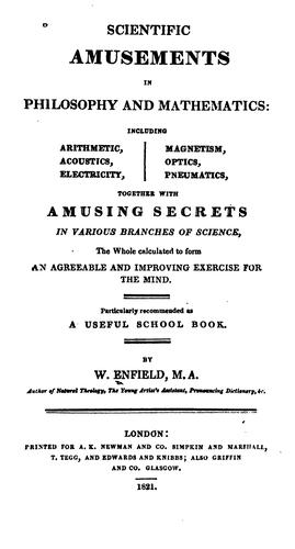 Scientific amusements in philosophy and mathematics