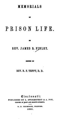 Memorials of prison life