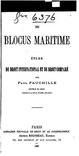 Du blocus maritime