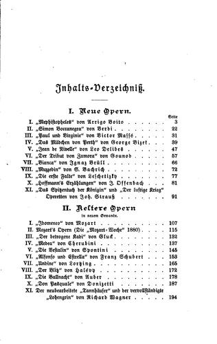 Aus dem Opernleben der Gegenwart