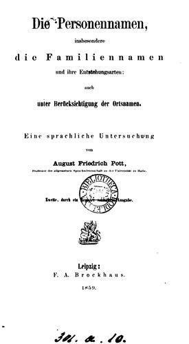 Die Personennamen