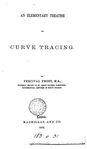 An elementary treatise on curve tracing