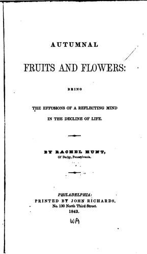 Autumnal fruits and flowers