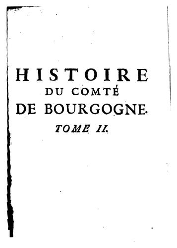 Histoire des Séquanois et de la province séquanoise