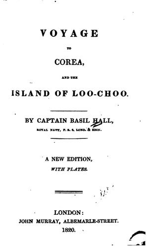 Voyage to Corea, and the island of Loo-Choo