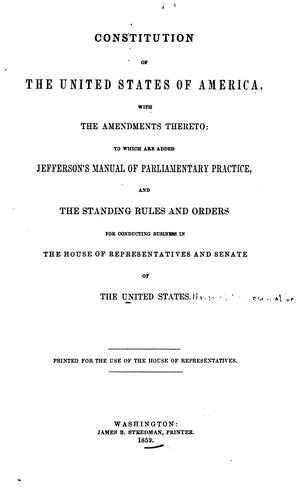 Constitution of the United States of America