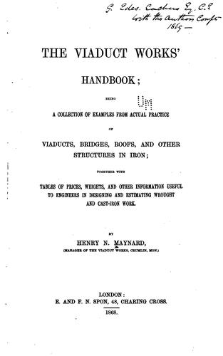 The Viaduct works' handbook