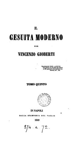 Il gesuita moderno