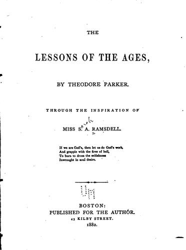 The lessons of the ages