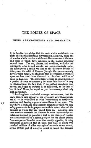 Vestiges of the natural history of creation