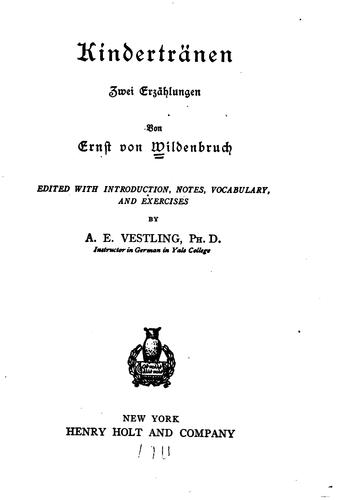 Kindertränen