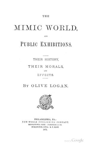 The mimic world and public exhibitions