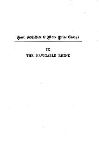 The navigable Rhine