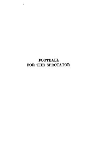 Football for the spectator