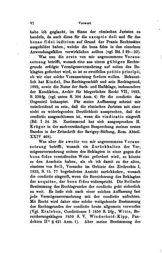 Die condictio als bereicherungsklage im klassischen römischen recht
