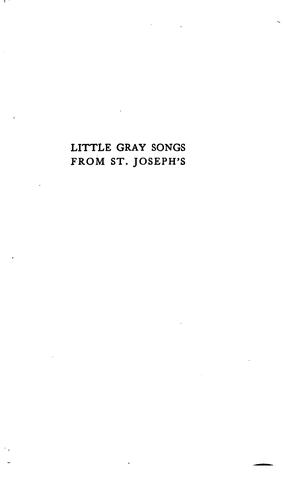 Little gray songs from St. Joseph's