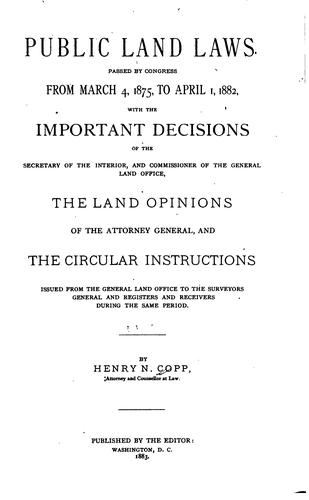 Public land laws