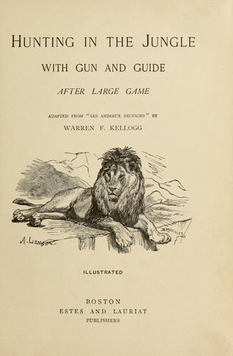 Hunting in the jungle with gun and guide after large game