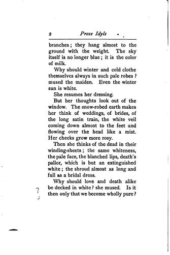 Prose idyls