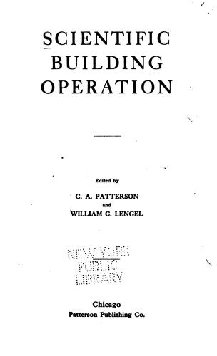 Scientific building operation