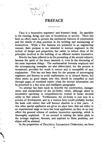 Practical locomotive operating