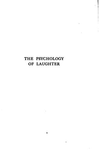 The psychology of laughter