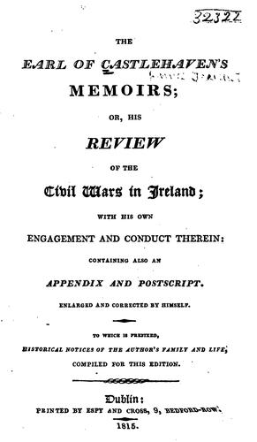 The earl of Castlehaven's memoirs