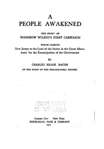 A people awakened