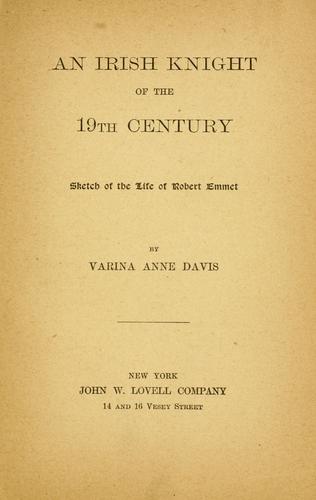 An Irish knight of the 19th century