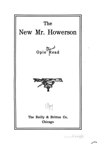 The new Mr. Howerson