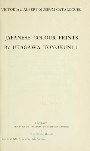 Japanese colour prints
