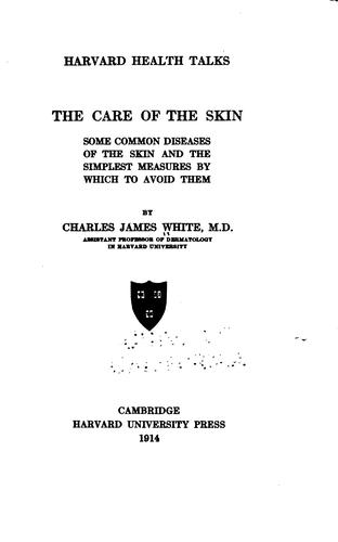 The care of the skin