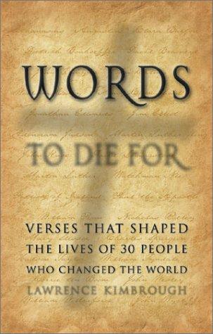 Words to die for