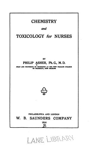 Chemistry and toxicology for nurses