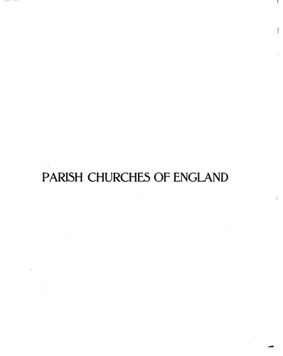 Parish churches of England