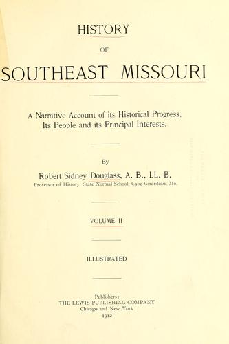 History of southeast Missouri