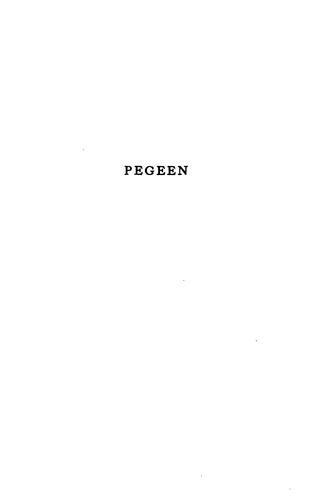 Pegeen