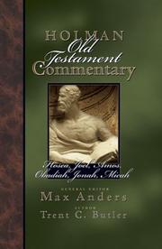 Hosea, Joel, Amos, Obadiah, Jonah, Micah (Holman Old Testament Commentary)