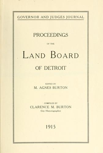 Governor and judges journal
