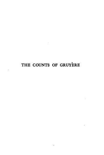 The counts of Gruyère