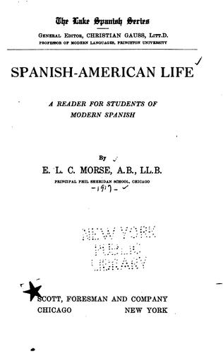Spanish-American life