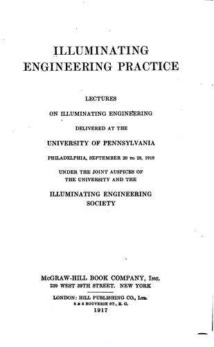 Illuminating engineering practice